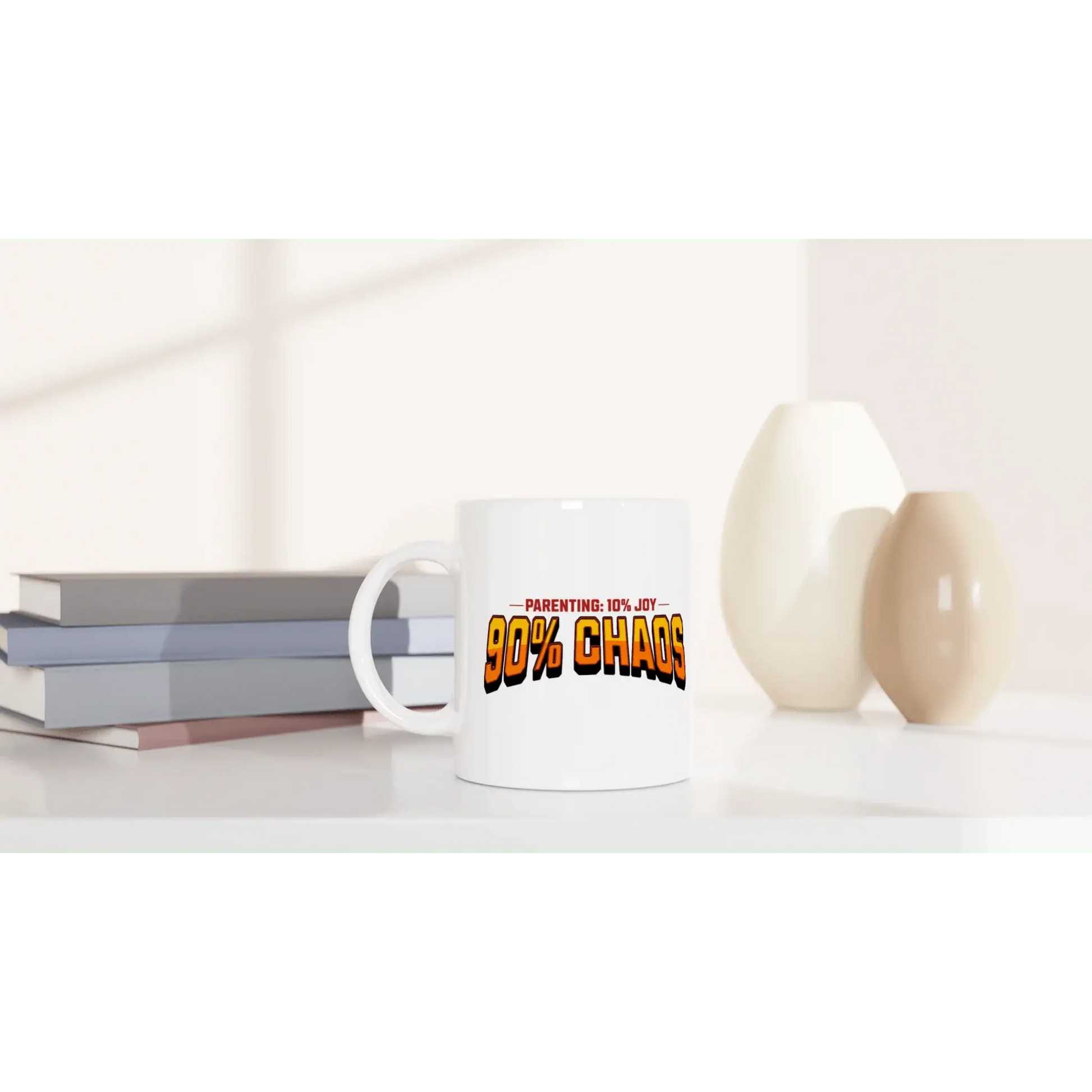 White 11oz Ceramic Mug - Mood In A Mug