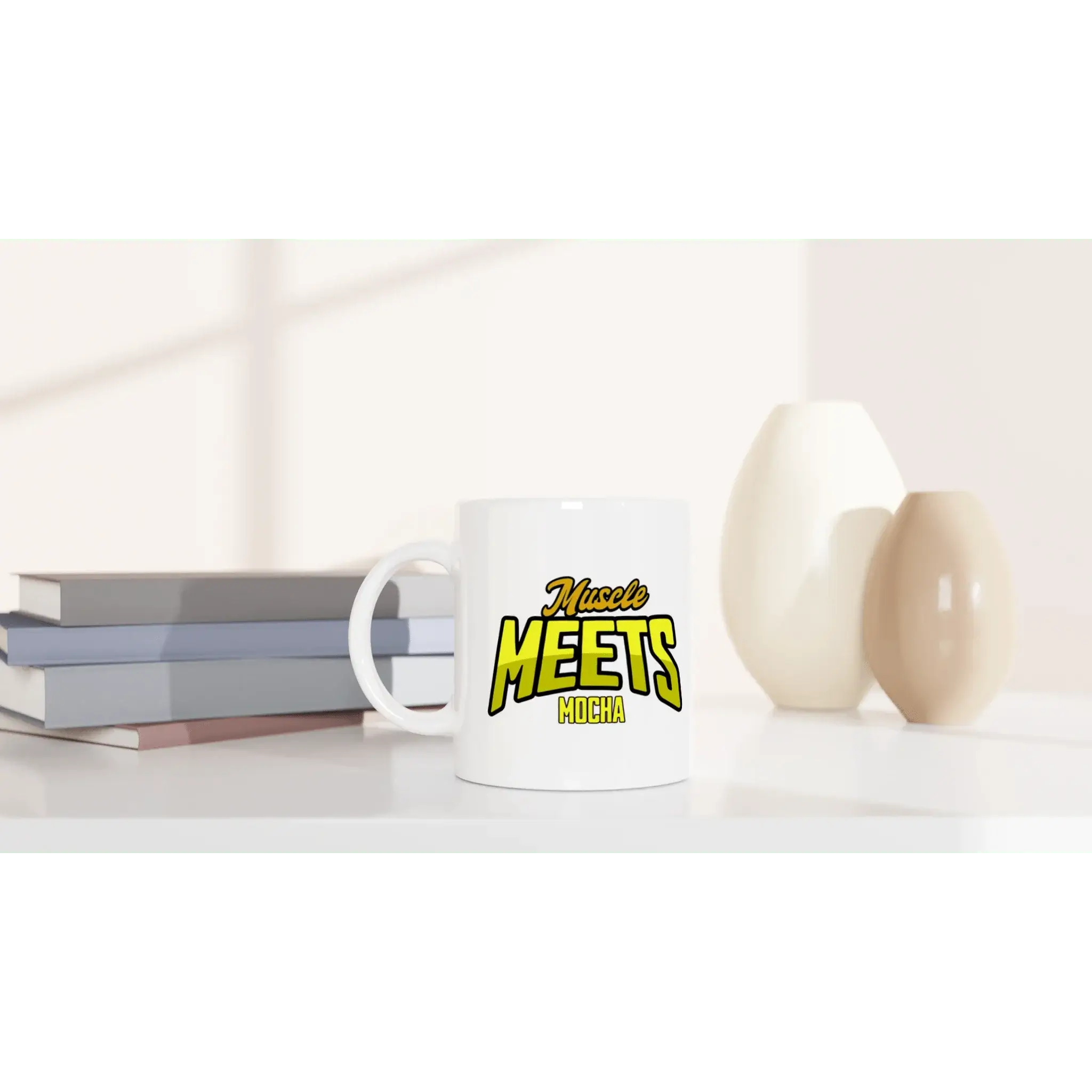 White 11oz Ceramic Mug - Mood In A Mug