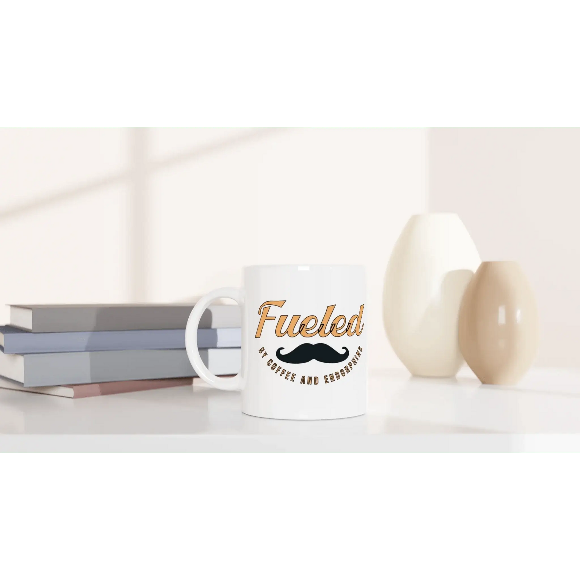 White 11oz Ceramic Mug - Mood In A Mug