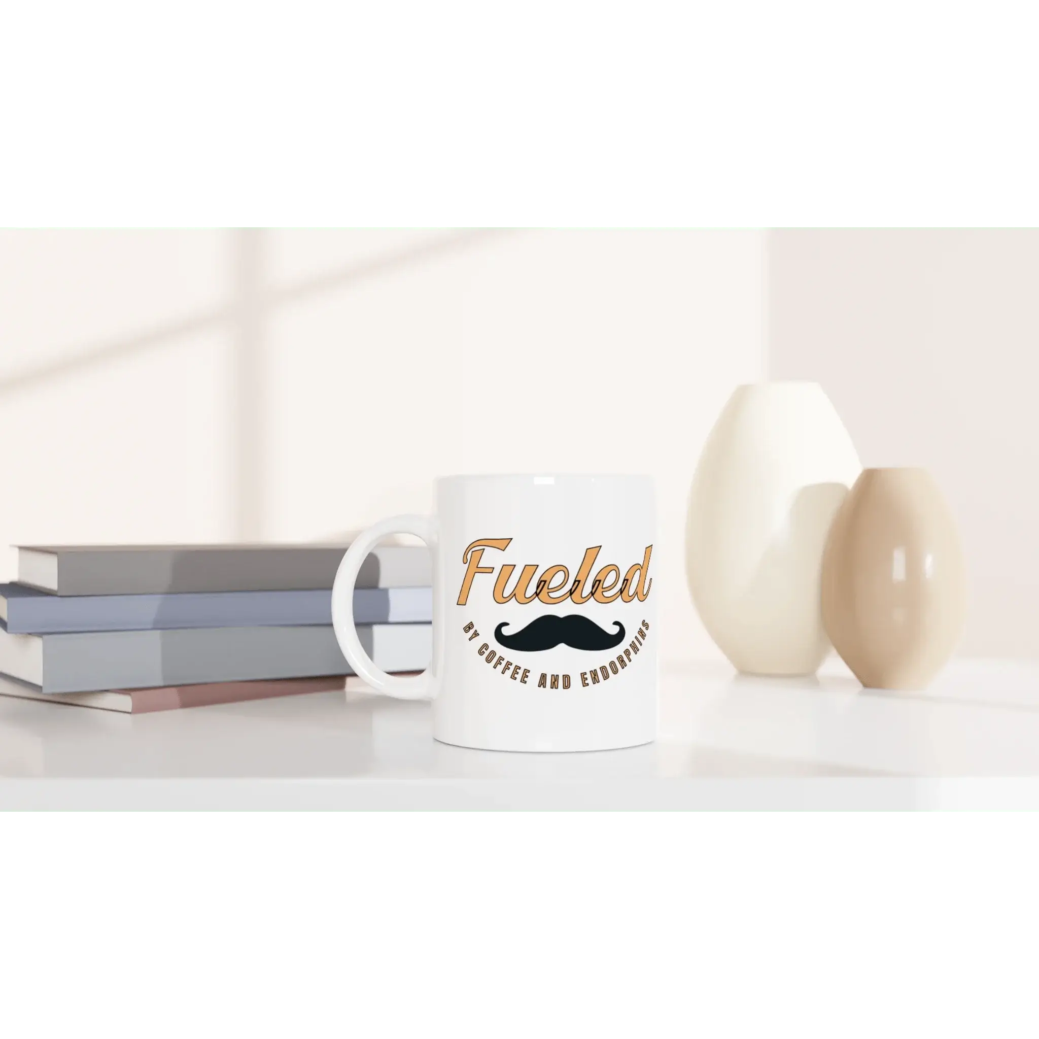 White 11oz Ceramic Mug - Mood In A Mug
